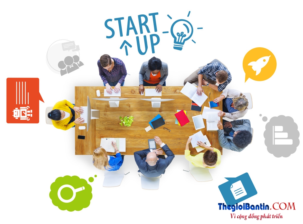 Multiethnic People Starting Up a Business