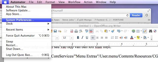 Cách thiết lập phím tắt để khoá nhanh màn hình Macbook