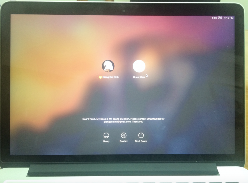 Cách thiết lập phím tắt để khoá nhanh màn hình Macbook