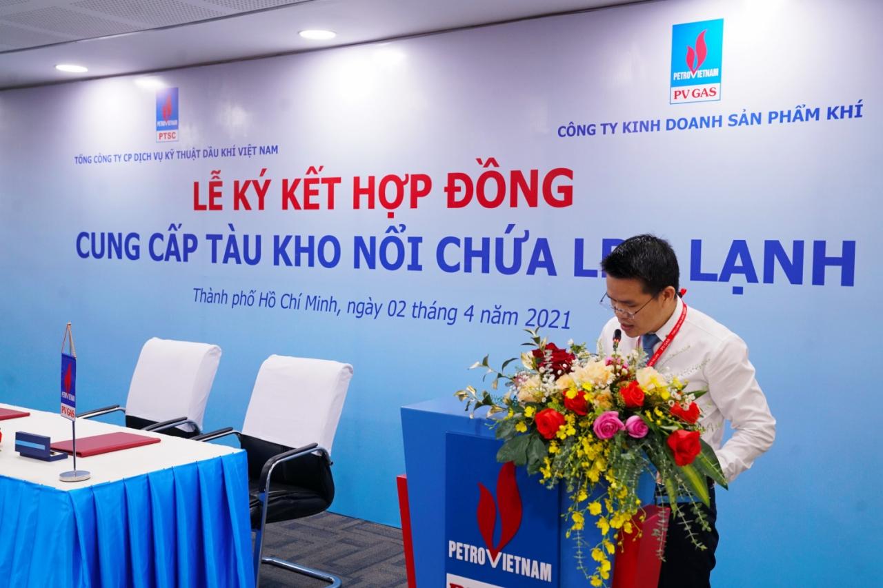 PV GAS và PTSC ký kết Hợp đồng cung cấp tàu kho nổi chứa LPG lạnh tại khu vực phía Bắc