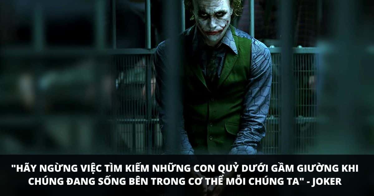 Joker - Kẻ Phản Diện Vĩ Đại Được Yêu Thích Nhất Và 15 Câu Nói Sâu Cay Để  Đời Khiến Hàng Triệu Người Phải Suy Ngẫm - Thế Giới Bản Tin